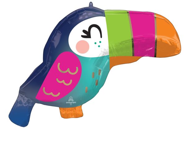 Tropical Toucan Standard Shape Foil Balloon