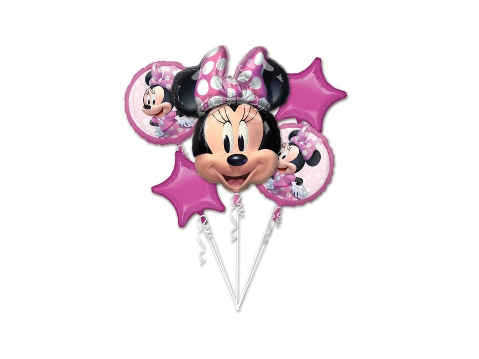 Minnie Mouse Foil Balloon Bouquet