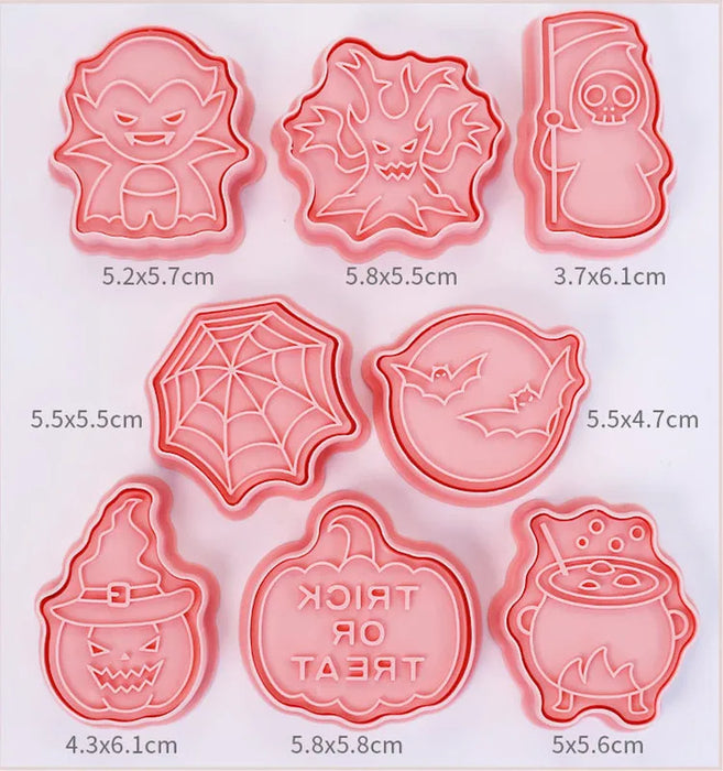 Halloween Cookie Cutter Set 8pc (SET 1)