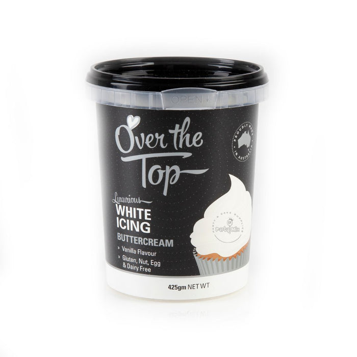 Over The Top Buttercream 425g - White