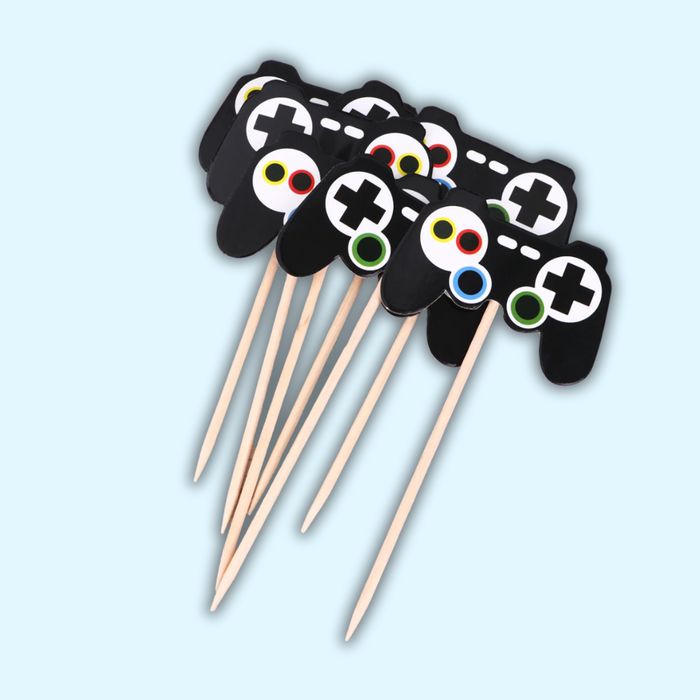 Gaming Control Cupcake Toppers 12pk