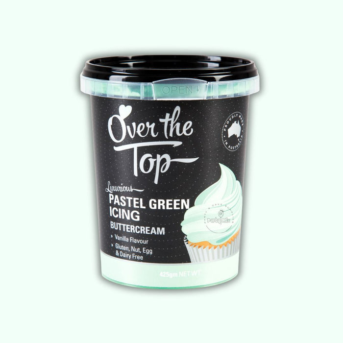 Over The Top Buttercream 425g - Pastel Green