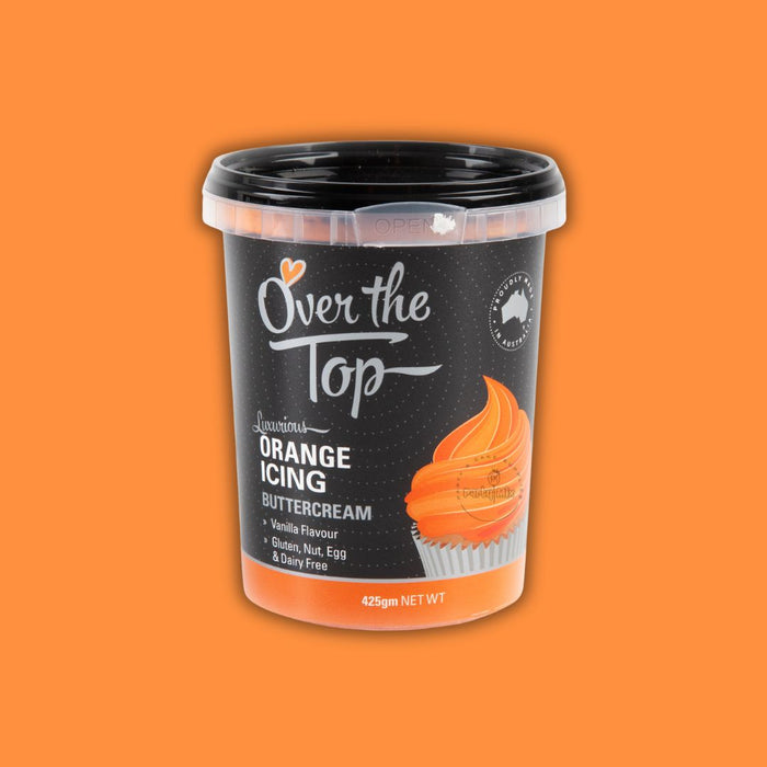 Over The Top Buttercream 425g - Orange