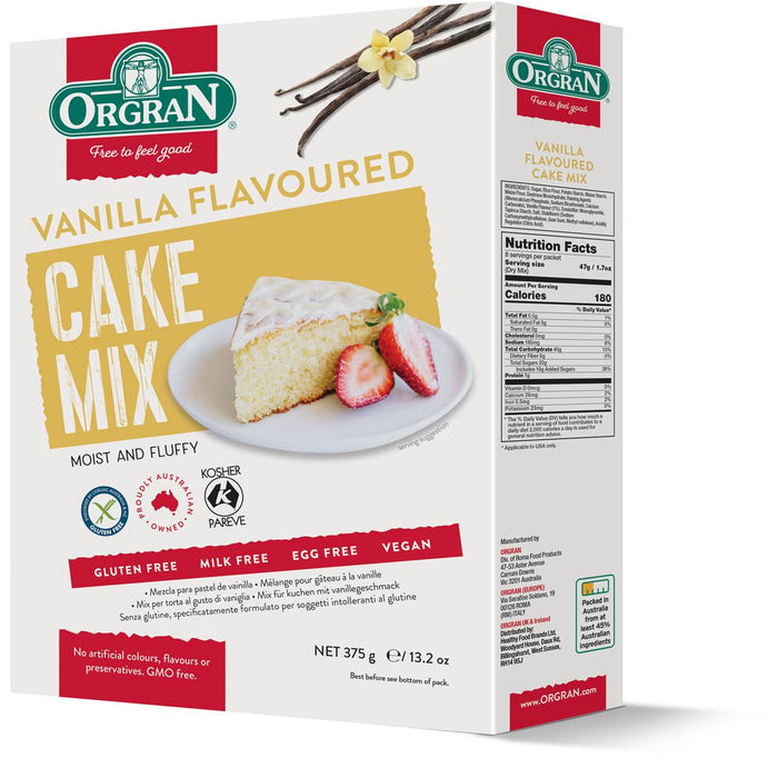 Orgran Vanilla Cake Mix