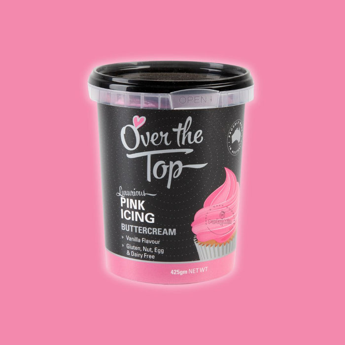 Over The Top Buttercream 425g - Pink