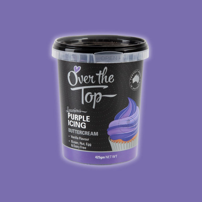 Over The Top Buttercream 425g - Purple