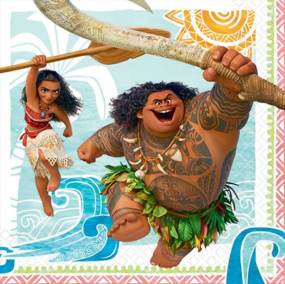Moana Lunch Napkins 16pk