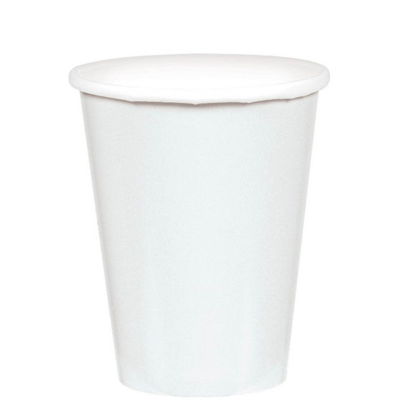 266ml Cups Paper 20 Pack - Frosty White