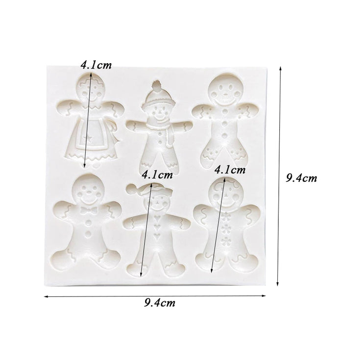 Gingerbread Men Mould Set