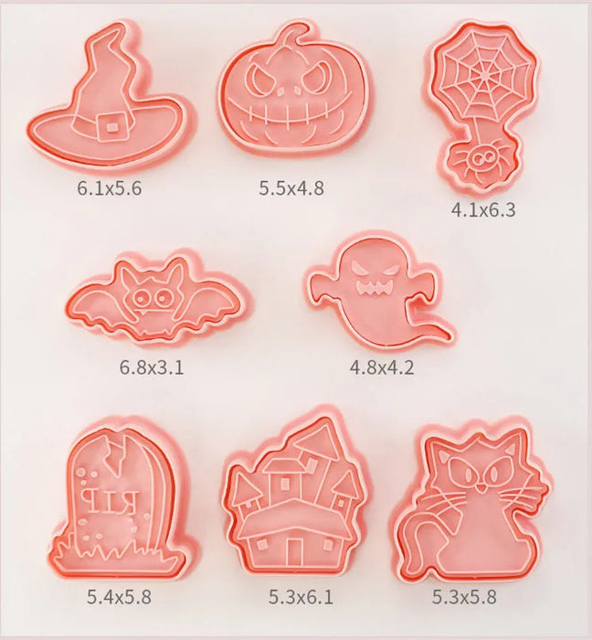 Halloween Cookie Cutter Set 8pc (SET 2)