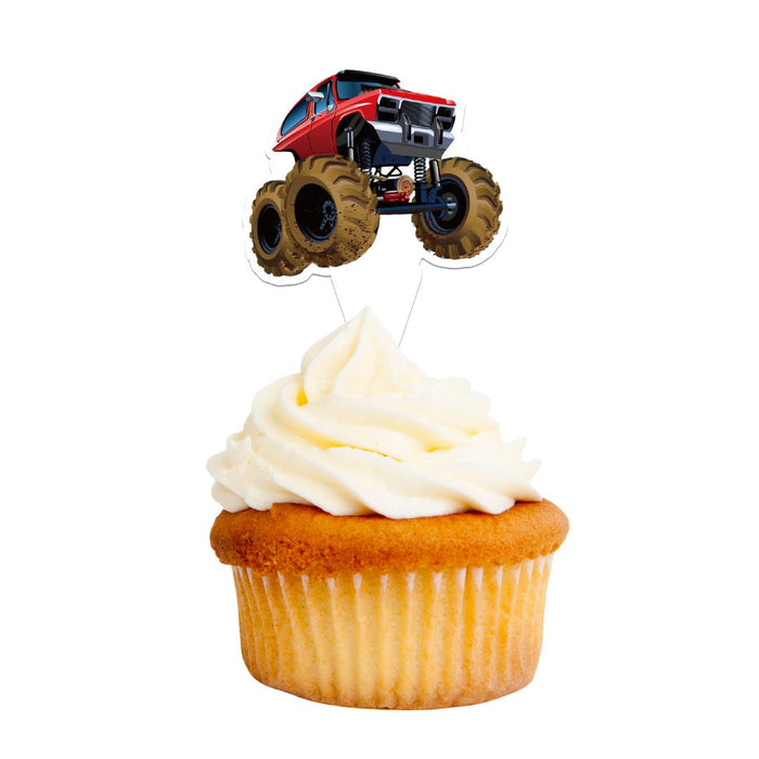 Monster Truck Cupcake Toppers 12pk