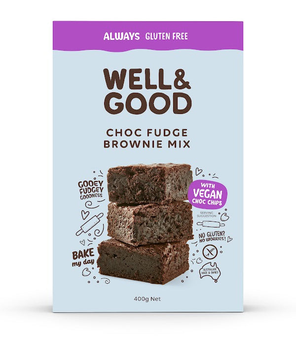 Choc Fudge Brownie Mix - Well & Good