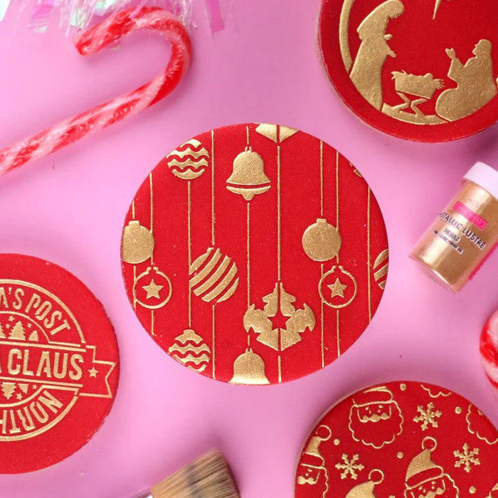 Christmas Baubles Stencil - Sweet Sticks Stencil