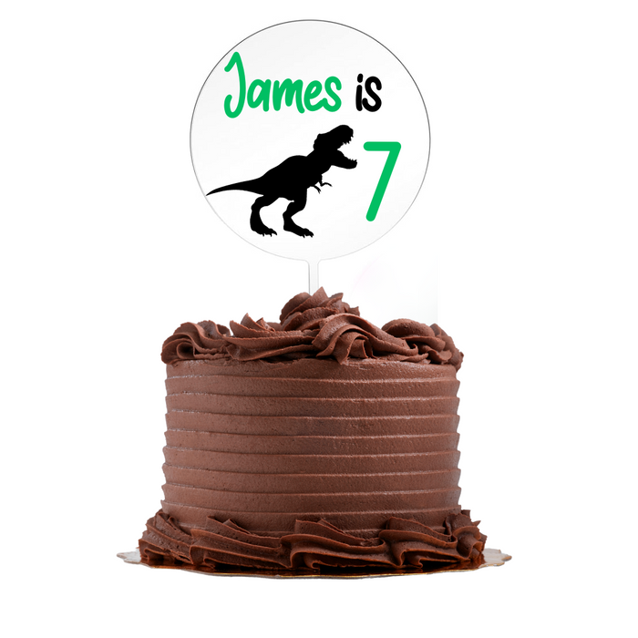 Personalised Cake Topper - Dinosaur *Pre Order*