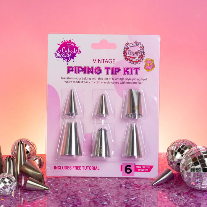 Cake Me Crazy Vintage Piping Tip Set