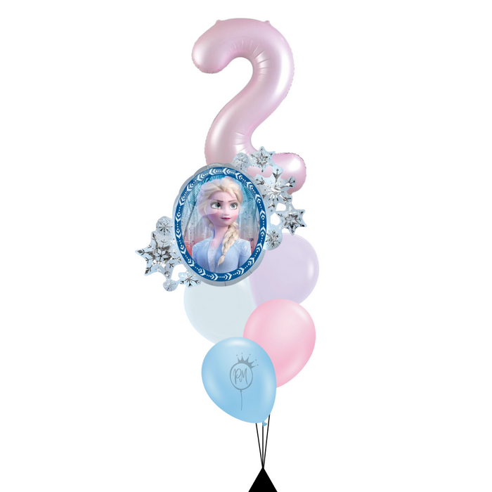 Frozen Number Supershape Balloon Bouquet