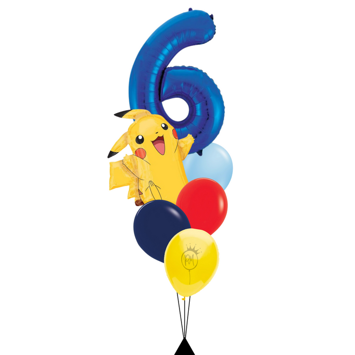 Pokémon Number Supershape Balloon Bouquet