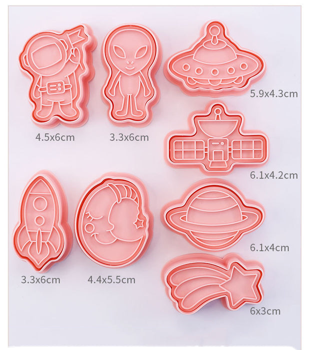 Space Cookie Cutters Set 8pc