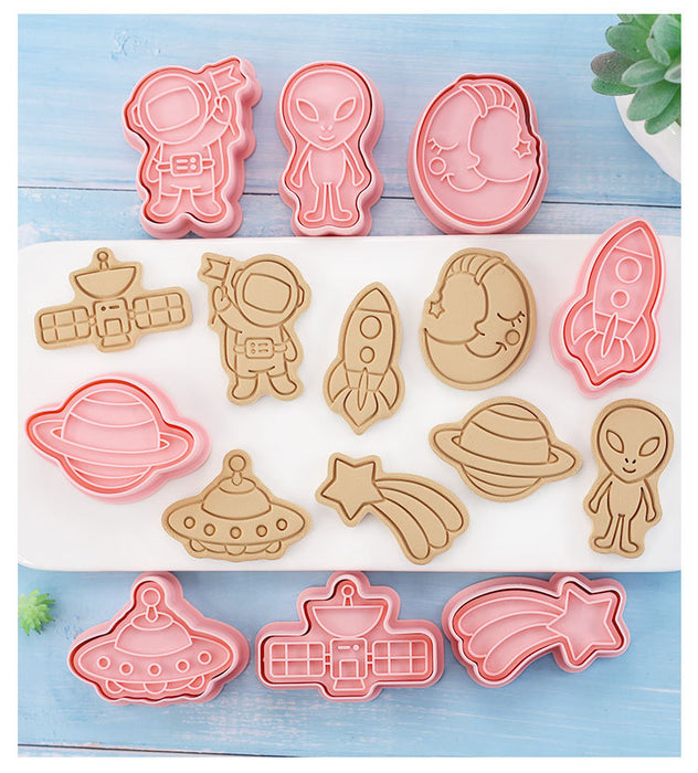 Space Cookie Cutters Set 8pc