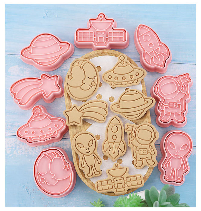 Space Cookie Cutters Set 8pc