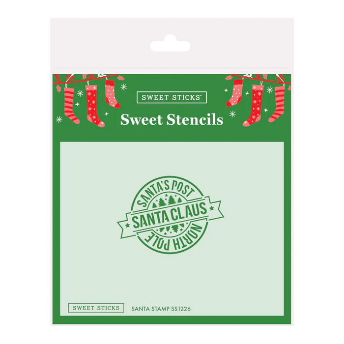 Santa Stamp - Sweet Sticks Stencil