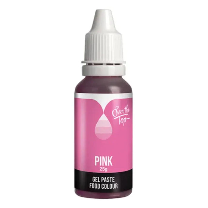 Over The Top Food Colour - Pink 25g