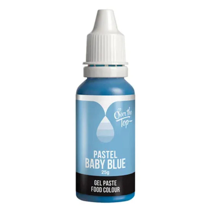 Over The Top Food Colour - Pastel Baby Blue 25g