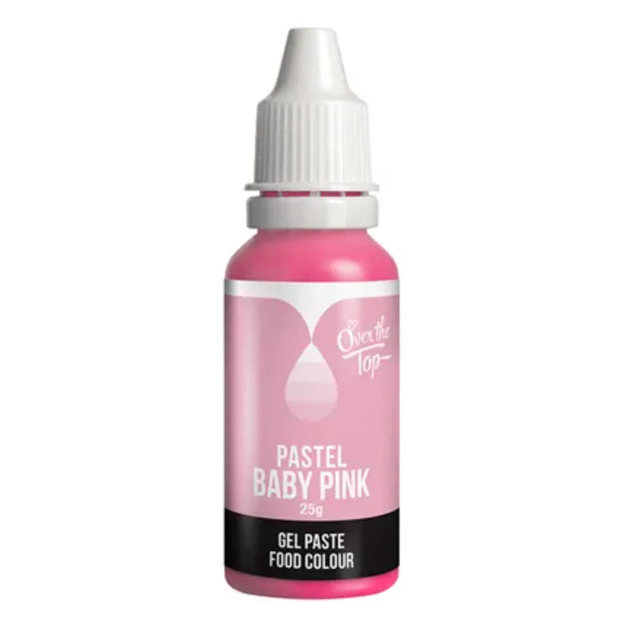 Over The Top Food Colour - Pastel Baby Pink 25g