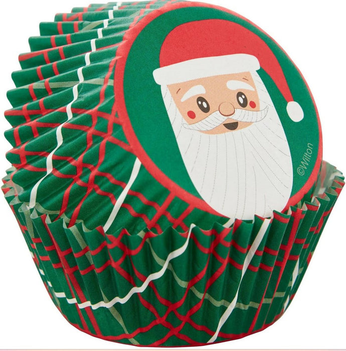 Santa Baking Cups 75pk