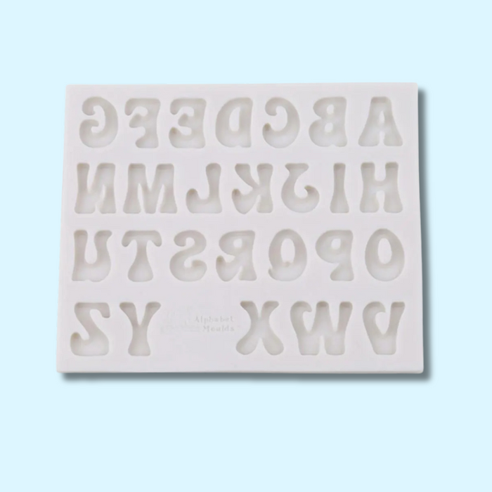 Groovy Alphabet Silicone Mould