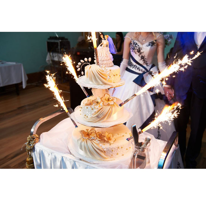 Cake Topper Sparklers 18cm - 3pk