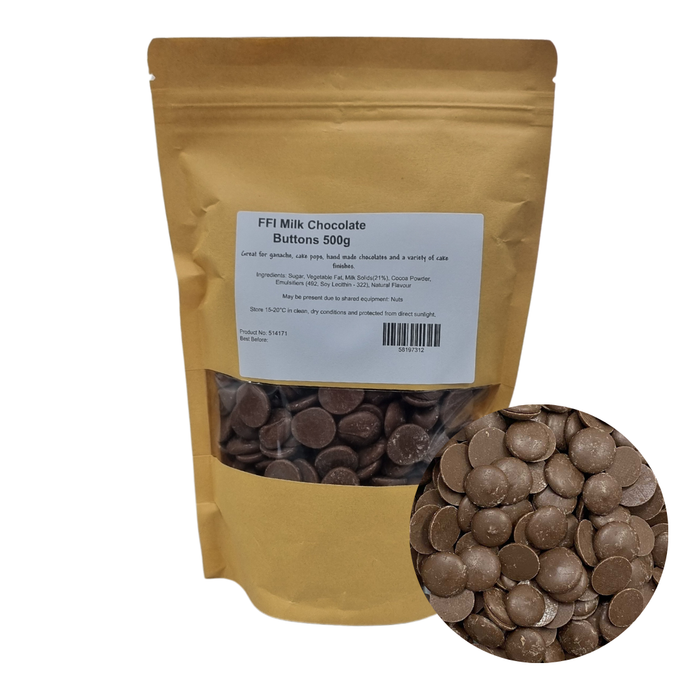 FFI Chocolate Buttons Milk 500g