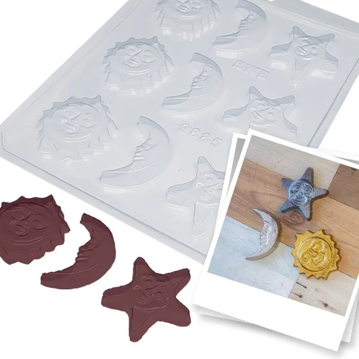 BWB Moon, Star & Sun Plastic Mould