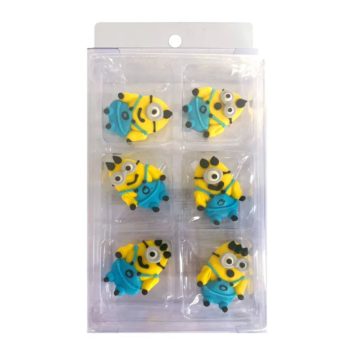 Minions Sugar Decorations 6pk