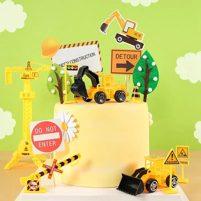 Construction Truck Figurines 6pk