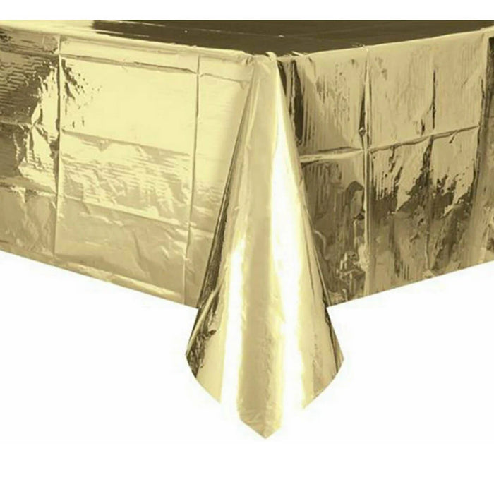 Rectangle Foil Tablecover - Gold