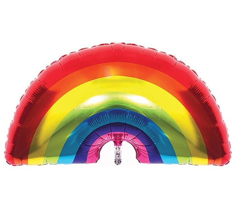 Rainbow Supershape Foil Balloon