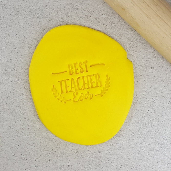 Best Teacher Ever Embosser 60mm