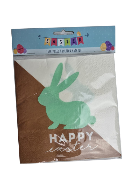 Happy Easter Bunny Lunch Napkins 16pk