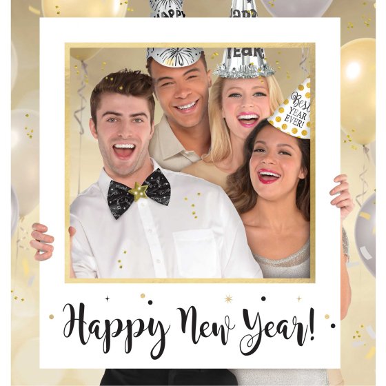 Happy New Year Giant Photo Prop Picture Frame