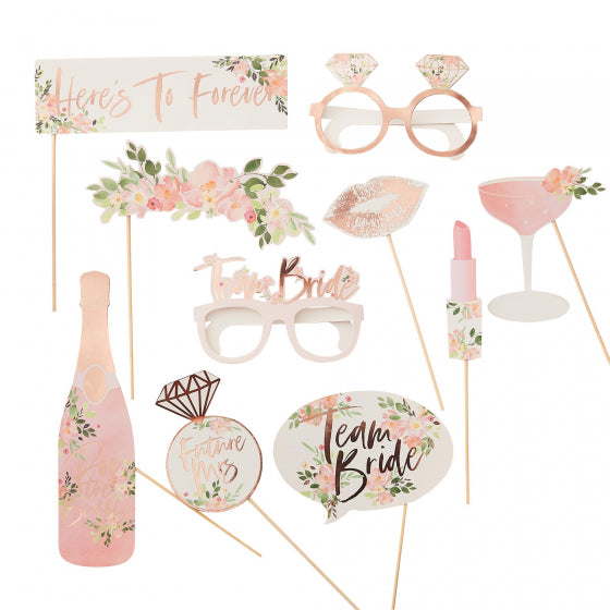 Floral Hen Party Photo Props