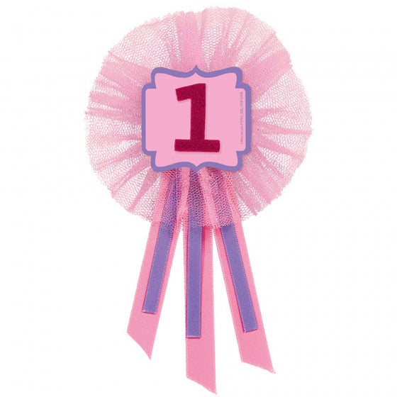 1st Birthday Girl Award Ribbon