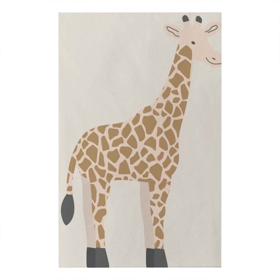 Wild Jungle Napkins Giraffe